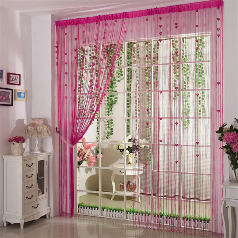 1 шт. занавески на веревке для окон и дверей|curtains for|line curtaintassel string |