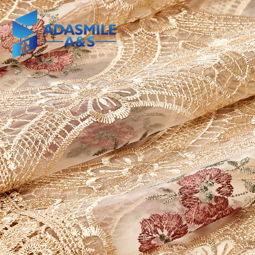 Adasmile горячая Распродажа кружевной Цветочный пасторальный полиэфирный