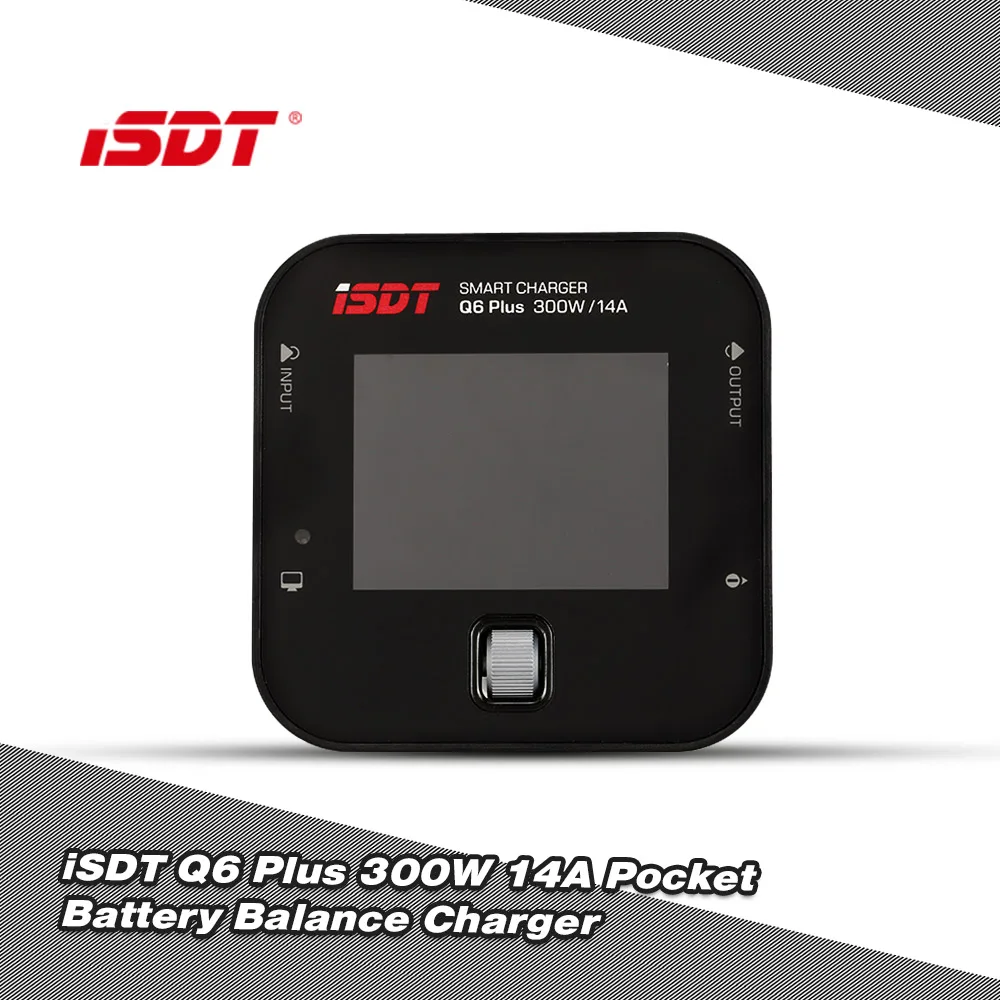 Оригинальное зарядное устройство iSDT Q6 Plus 300 Вт 14A lite 200 8A карманное для