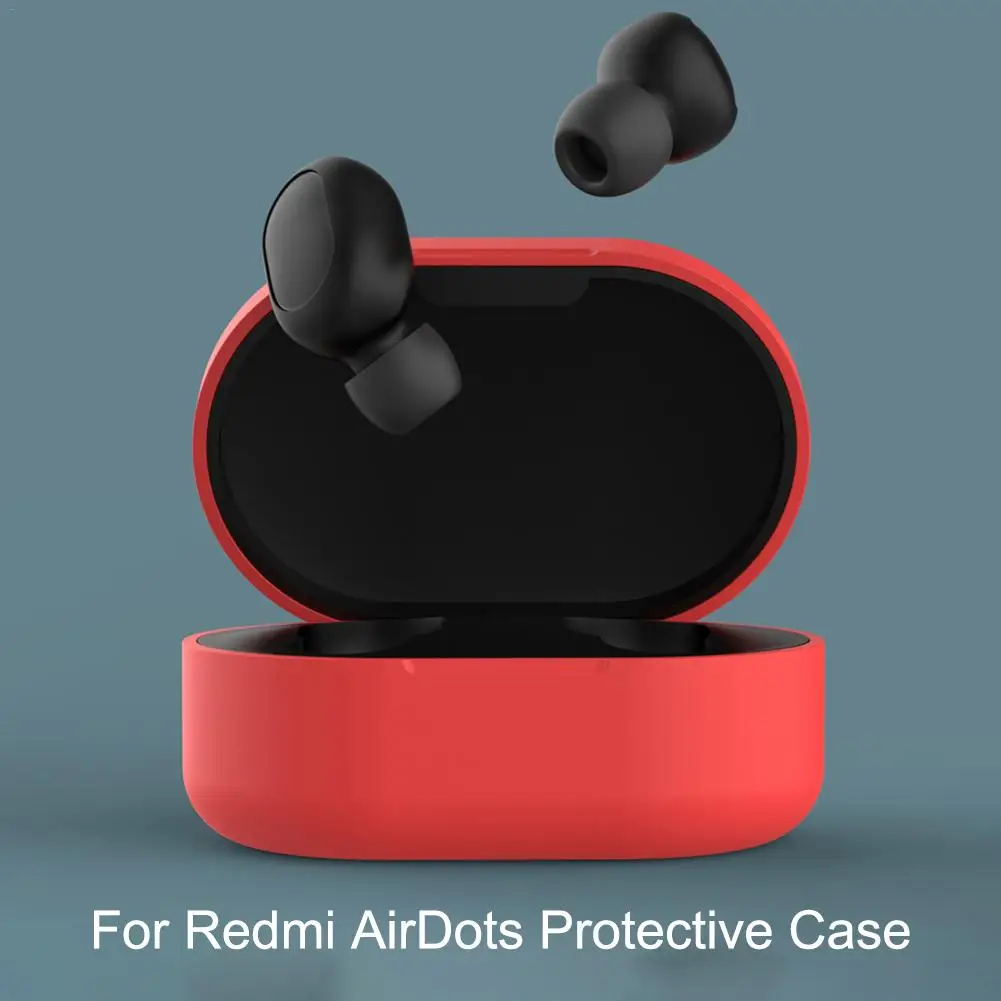 Силиконовый противоударный чехол для Xiaomi Redmi Airdots гибкий комплексный защитный с
