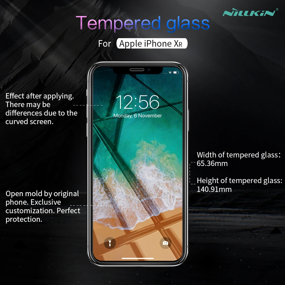 Закаленное стекло для iPhone XR Nillkin 0,33mm Amazing H screen Protector для iPhone XR стекло