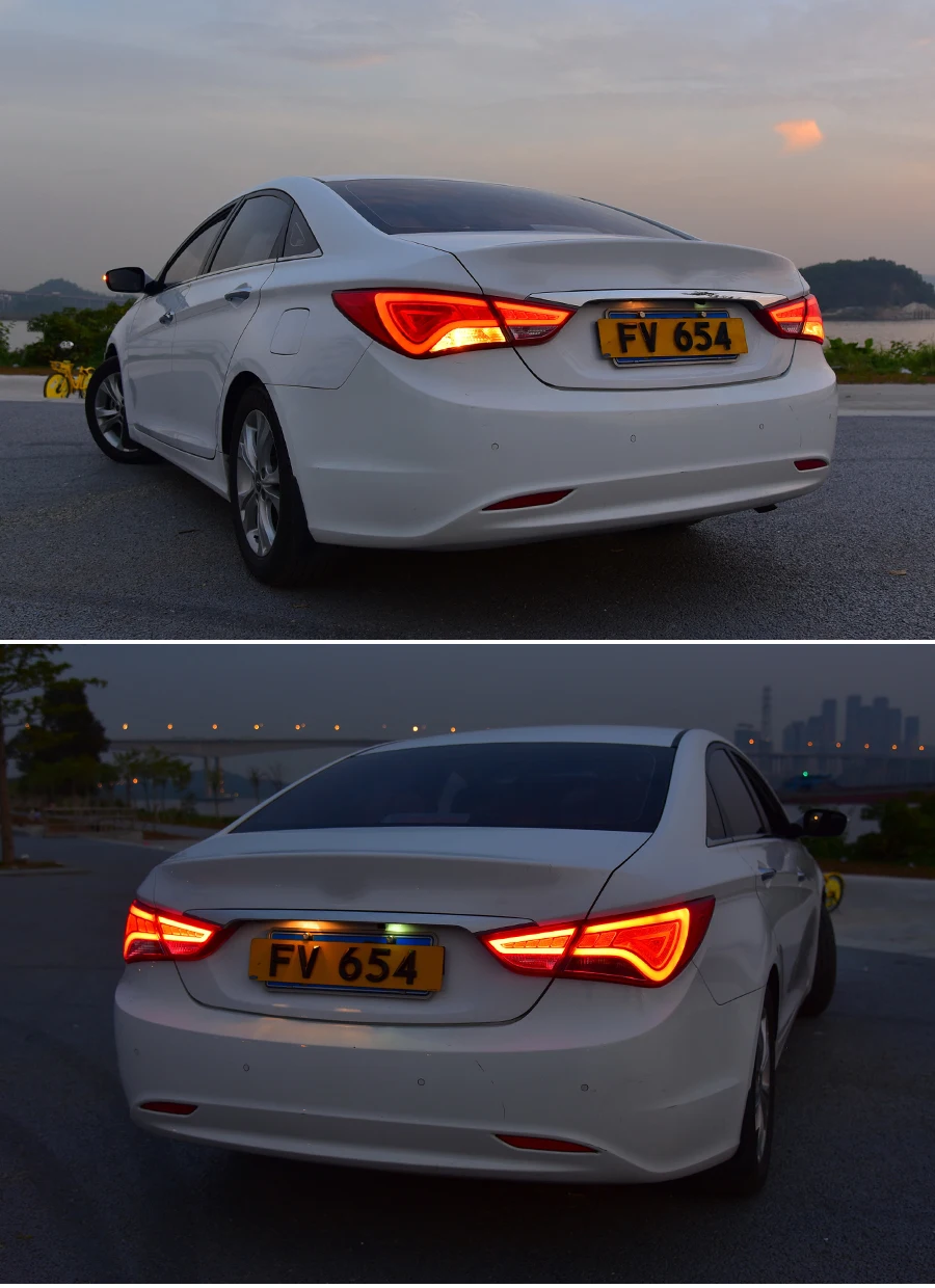 Задняя фара для hyundai Sonata светодиодные ходовые огни Светодиодный светодиодный стоп-сигнал светодиодный фонарь