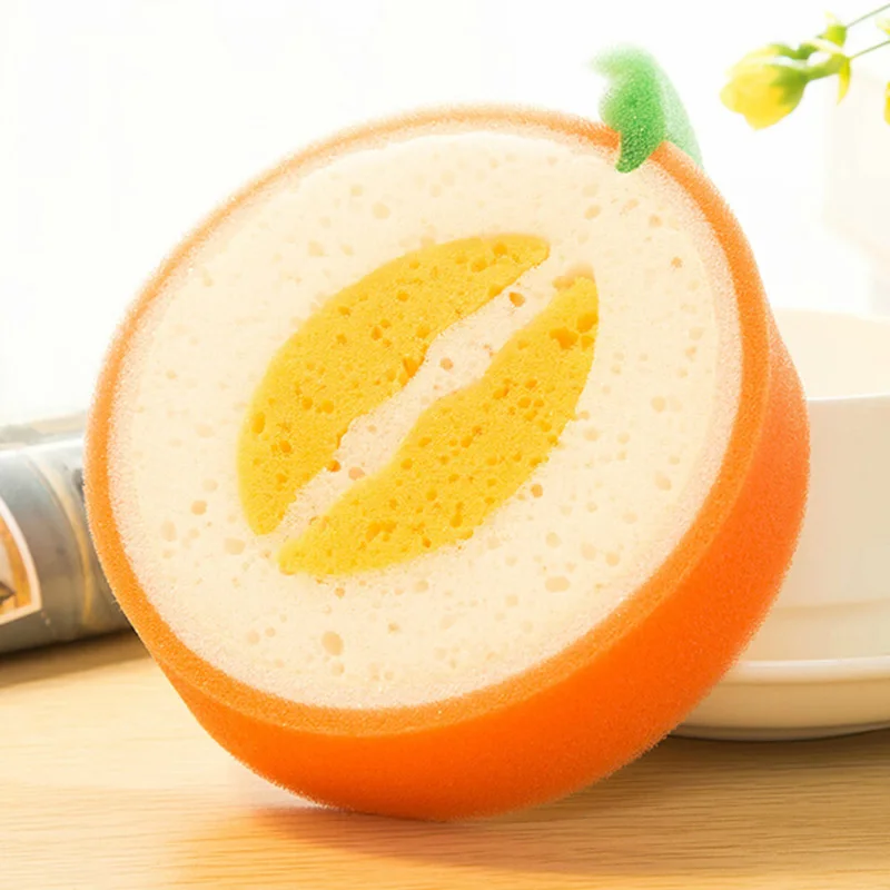Кухня Губкой Для Очистки 4 Шт. Фрукты дизайн Милые Полотенца Мода Ткань Толщиной