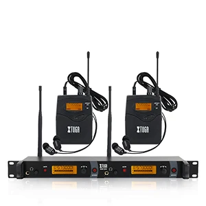 XTUGA IEM1200 в ухо монитор беспроводной системы SR2050 Двойной передатчик мониторинга Профессиональный для сцены производительность - Цвет: A 2bodypack