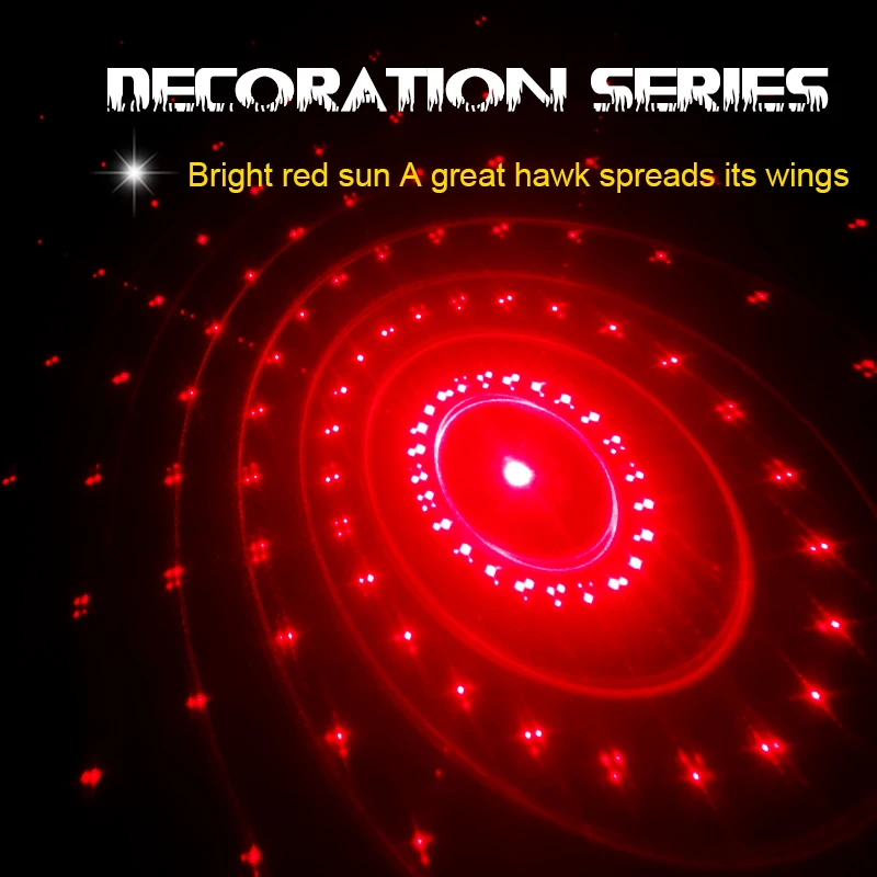 Новый противоударный задний автомобильный лазер 12 В светодиодный