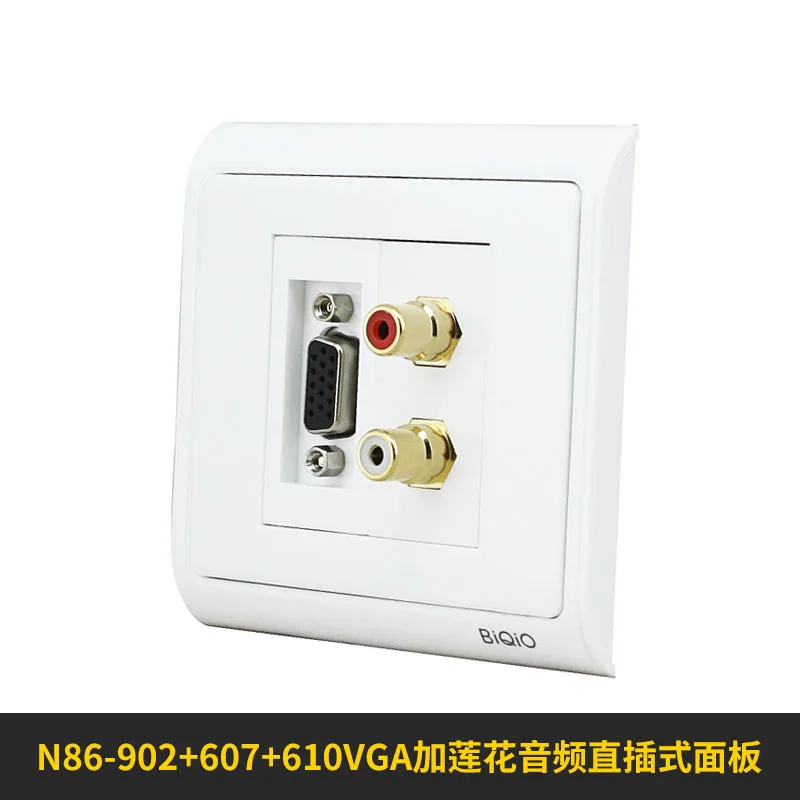 N86 902 + 607 610 VGA лотоса аудио Панель vga линии разъемы проводки Панель|Электрические