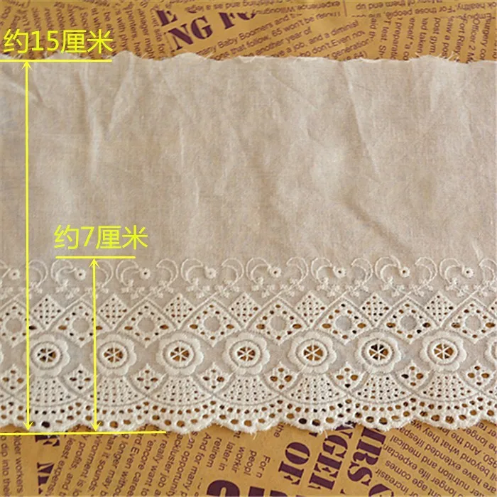 Бесплатная доставка белый Национальный тренд 100% хлопковая ткань кружевная