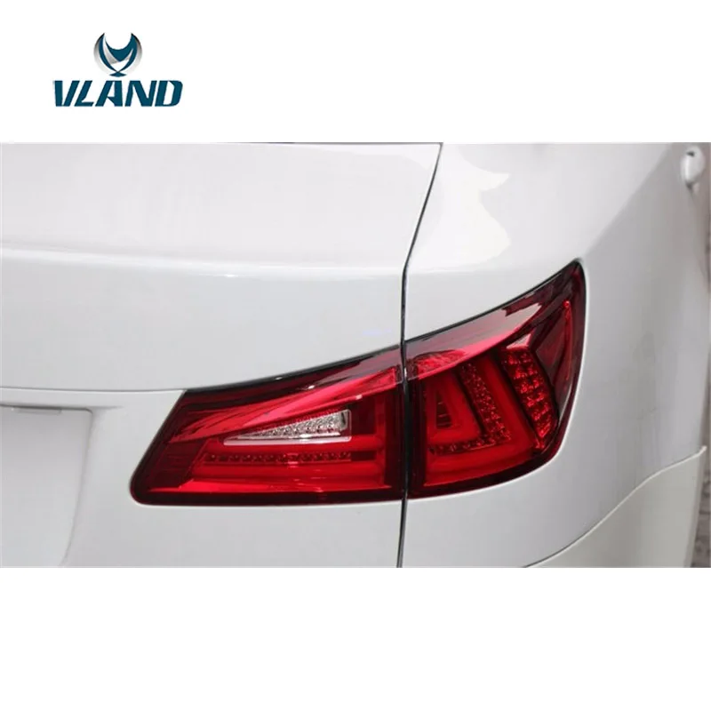 VLAND фабрика для автомобиля задний фонарь для IS250 IS350 светодиодный фонарь 2006 2008 2010 2012 IS300 фонарь Plug And Play дизайн красный