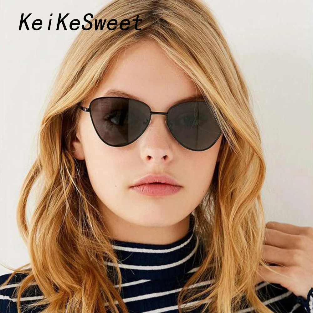 KeiKeSweet роскошные дизайнерские модные солнечные очки в винтажном стиле с кошачьим