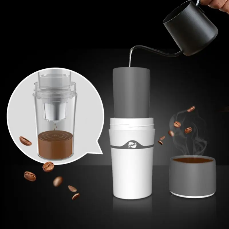 Портативная капельная Кофеварка кружка совместимая с многоразовой чашкой K Cup