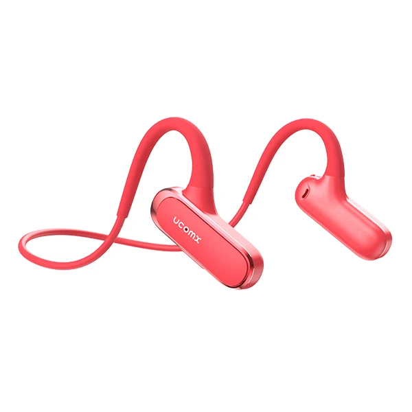 Красный Ucomx G56 Bluetooth наушники с открытым ухом 5,0 Беспроводной наушники Встроенный микрофон спортивные беговые наушники для iPhone huawei Xiaomi - Цвет: Красный