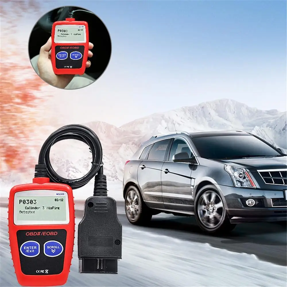Считыватель кодов MS309 OBD2 OBDII автомобильный диагностический инструмент MS 309