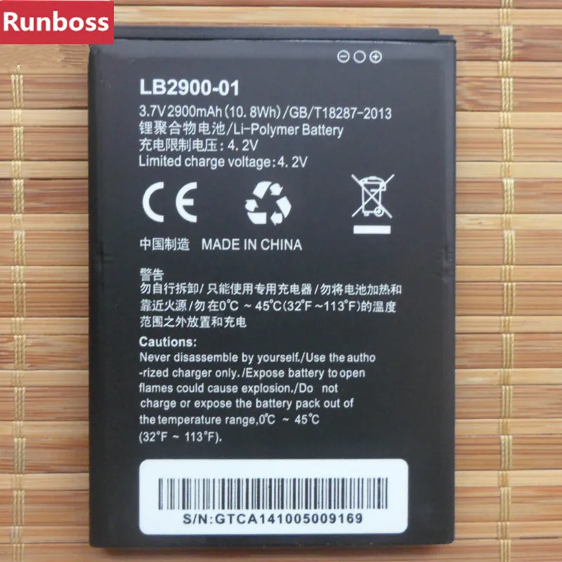 Аккумулятор Runboss для мобильного телефона VIVO Pocket Rounter LH91 3 7 В 2900 мАч с Wi Fi модемом
