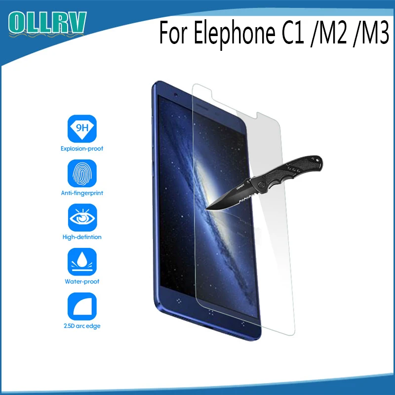 Для Elephone C1 закаленное стекло Защита экрана Мобильные аксессуары для M2 M3 Защитная