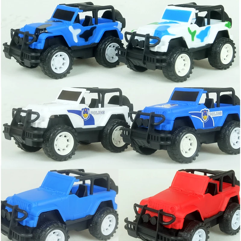 Новинка 2019 игрушечный автомобиль военная полиция красная и синяя Серия 6 стиль