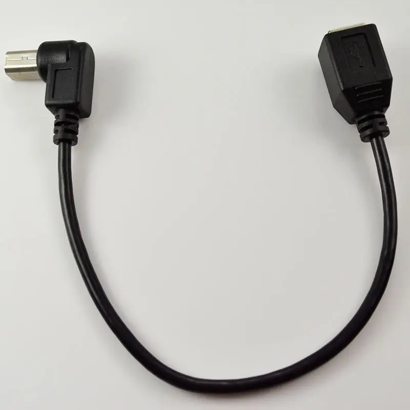 Danspeed USB 2.0 B Женский Джек прямым углом штекер Мощность кабель для передачи данных