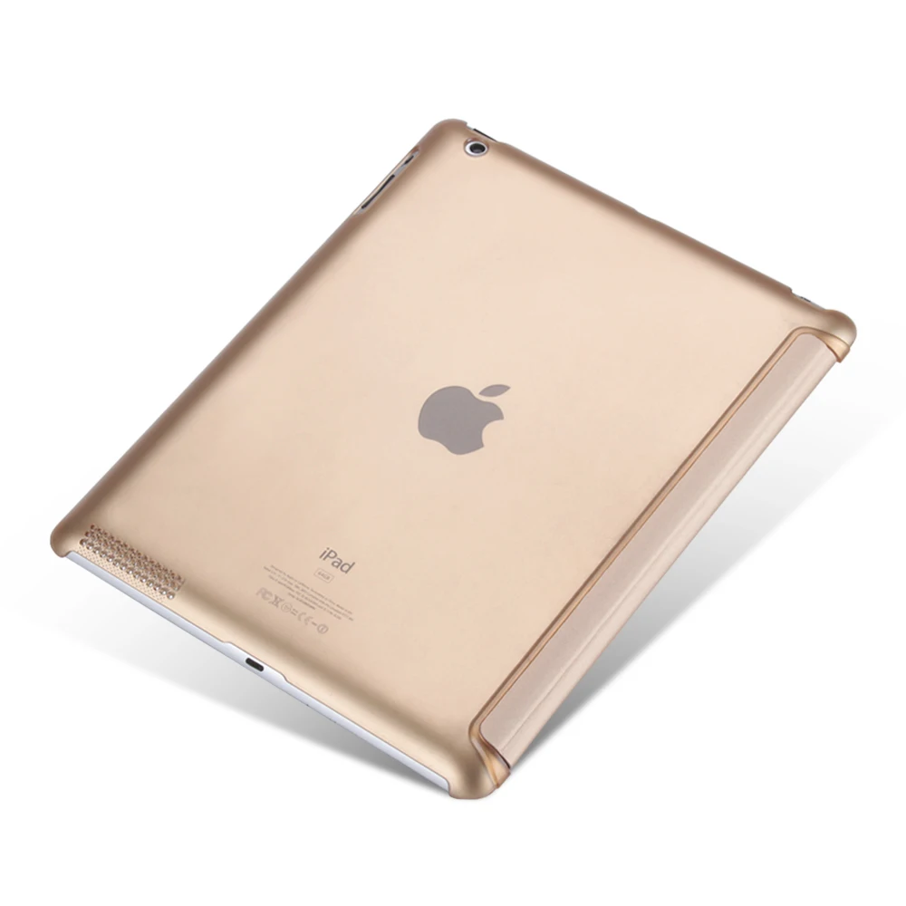 Чехол для iPad 4 3 2 ударопрочный прозрачный чехол GOLP из искусственной кожи с
