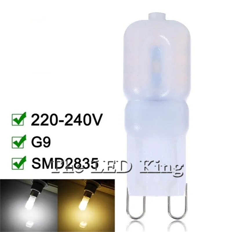 2019 Новый G9 светодиодный светильник 3 Вт 5 220V / 110V лампы SMD 2835 Точечный для