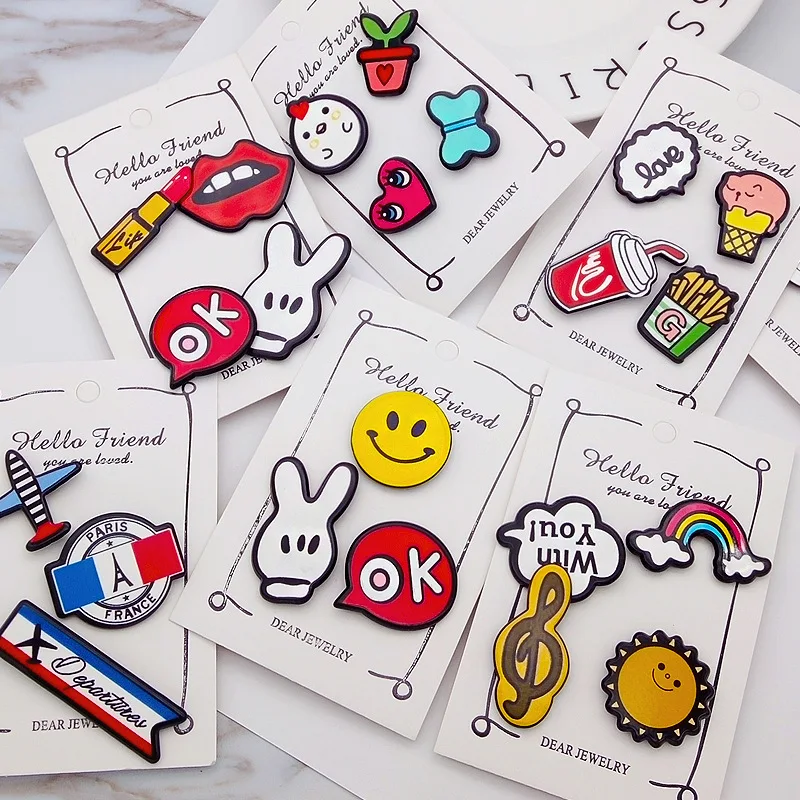 1 шт. модный акриловый значок для одежды|badge backpack|fashion badgesclothes badges |