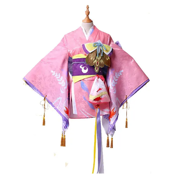 Косплей мобильная игра Onmyoji Kagura японский летний фестиваль новая кожа вишня цвет