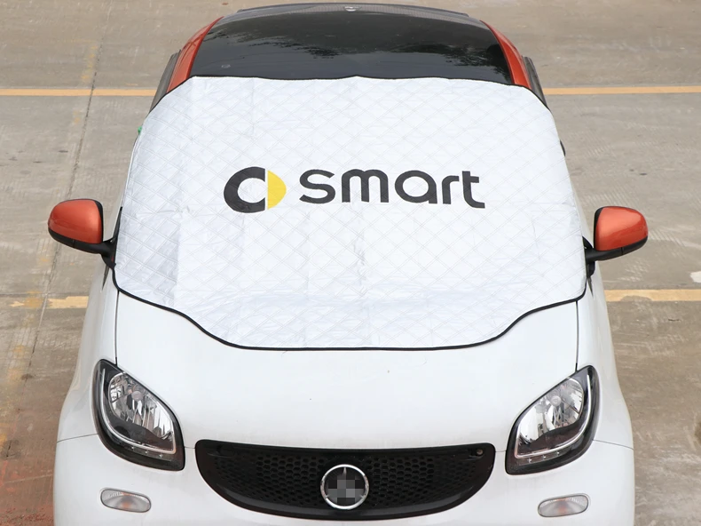 Для smart 450 451 453 fortwo forfour солнцезащитный песок контроль антифриз снег Крышка Тент лобовое стекло автомобильный чехол солнцезащитный козырек