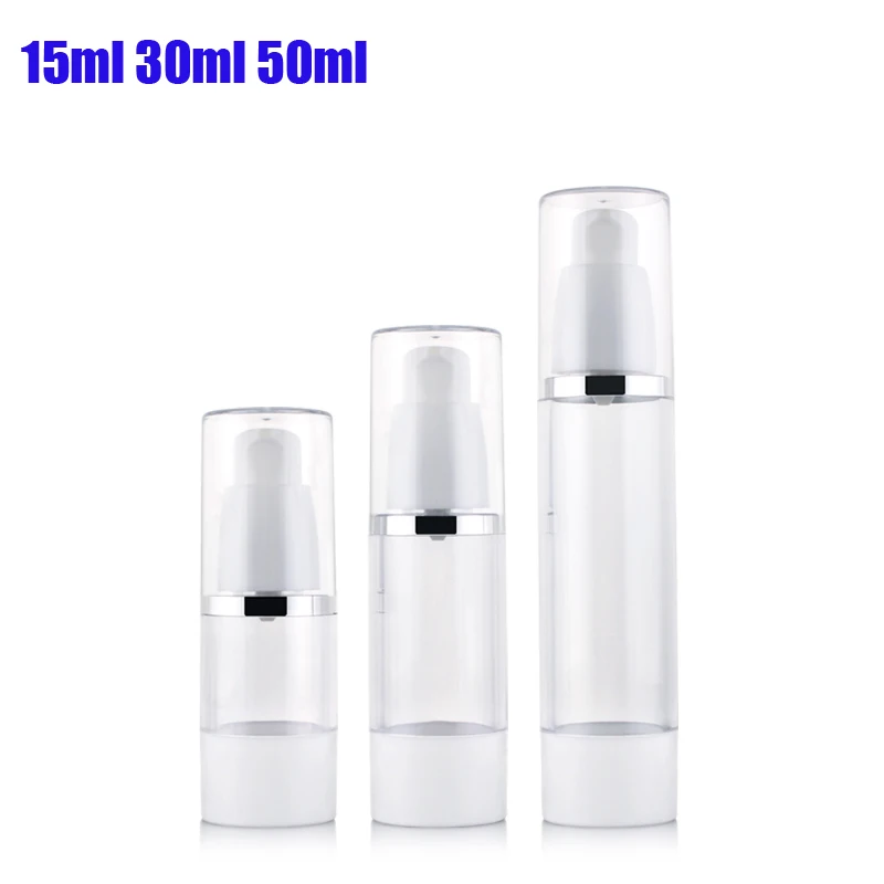 

Cosmetics Bottle Beauty Container Professional Makeup Packaging Plastic Accessories Empty Pump Airless Travel Shampoo Dispenser