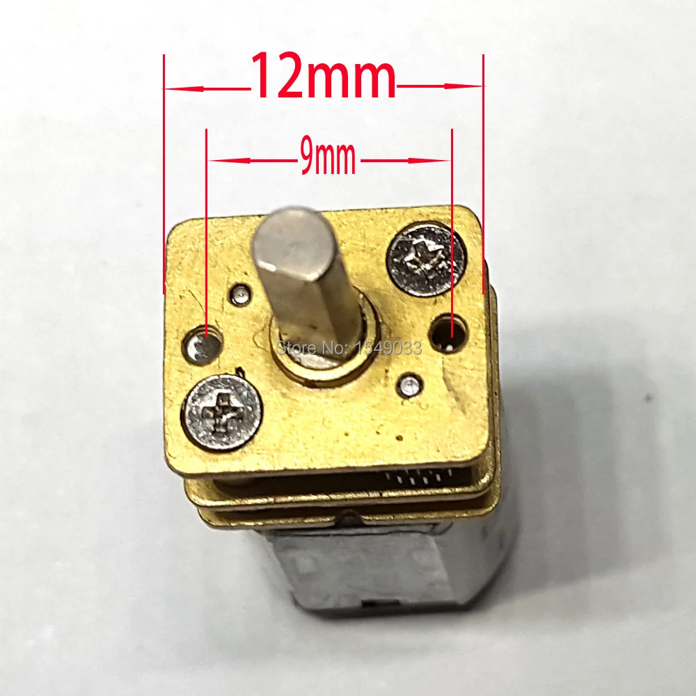 Двигатель постоянного тока 6 в 300 об/мин металлический двигатель с высоким