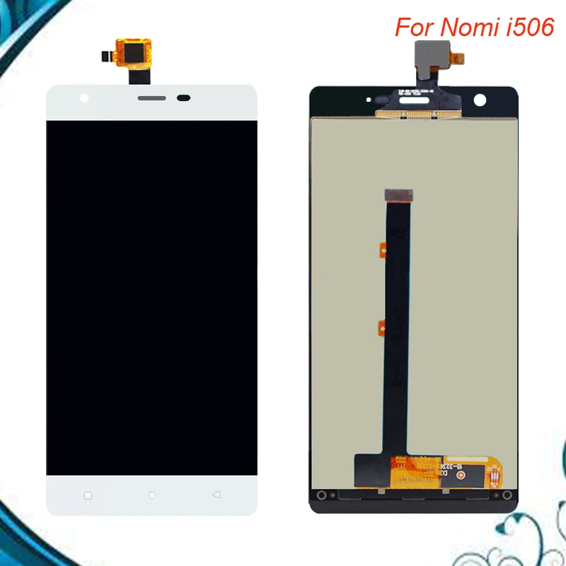 Для Nomi i506 ЖК дисплей + сенсорный экран 100% протестированный дигитайзер сборка