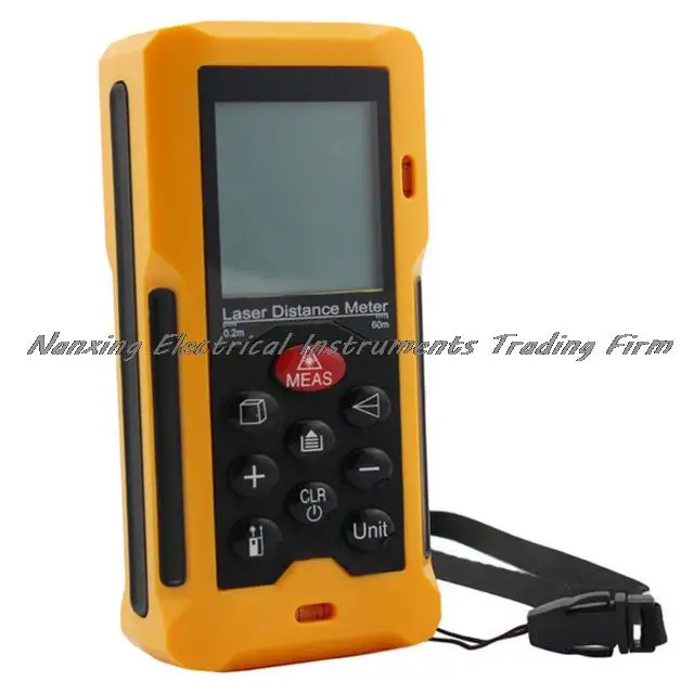 

Fast arrival HT-60 Laser Rangefinder 60m 196ft Laser Distance Meter Measurer Medidor Laser Measure Area/Volume Tool