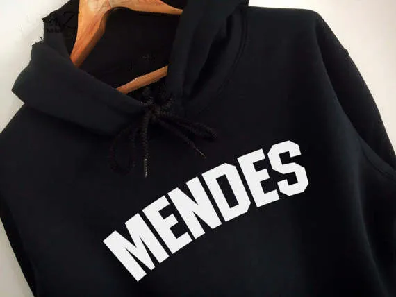 

Mendes Hoodie Unisex Mendes Sweatshirt Merch Soft Crewneck Women Girls Men Black/Grey/ white Mends Jumper casual tops