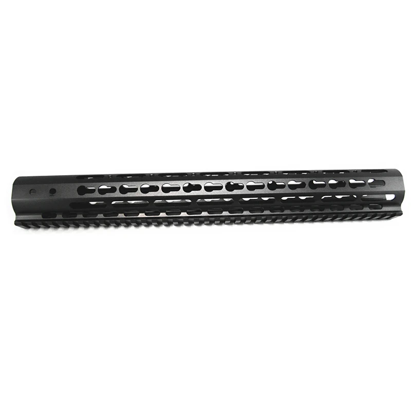 FIRECLUB 15 дюймов поплавок NSR KeyMod Handguard кронштейн со съемным Рельсом черный баррель гайка для AR-15 M4 M16