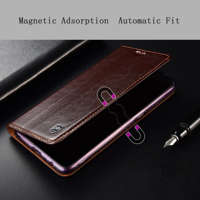 Защитный чехол из натуральной кожи с откидной крышкой для Oneplus 7/7 Pro/6/6T/5/5T защитой