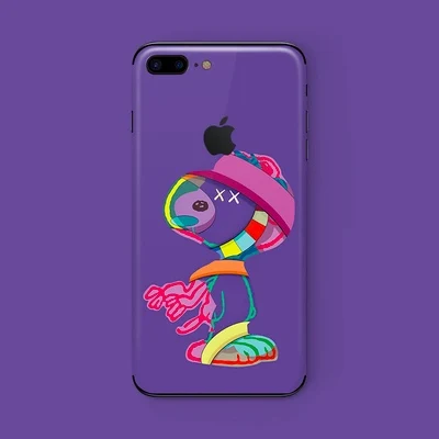Наклейка на телефон для Apple 6/6S 7 8 Plus, наклейка на телефон для iPhone X XR Xs Max, защита задней крышки, пленка с бесплатной прозрачной крышкой