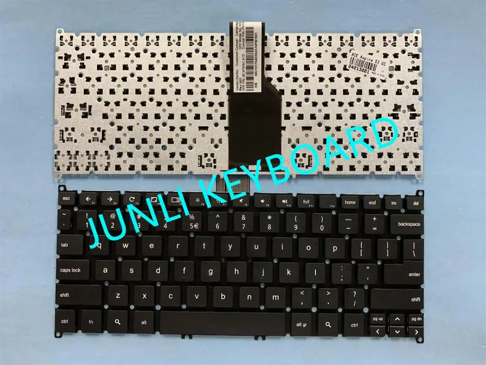 JUNLI клавиатура для Acer C7 C710 2847 11 6 ''Chromebook Google Chrome OS NSK R1ASC PK130RO2B00 9Z.N7WSC.A1D|Клавиатуры