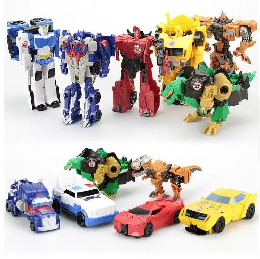 

12CM Mini Pocket Funny Transformation Toys Deformation Cars Animals Robots Model / Dinosaur Children Toys