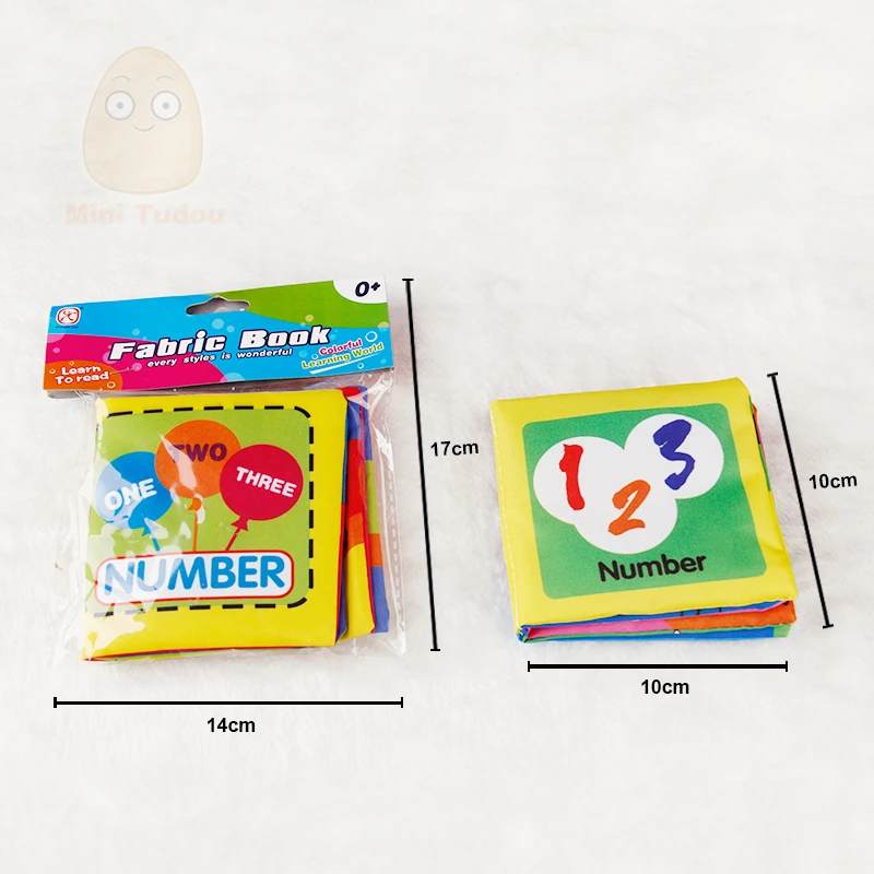 Minitudou/игрушки для новорожденных Новая мягкая Тихая книга детей 0 3 лет тканевая