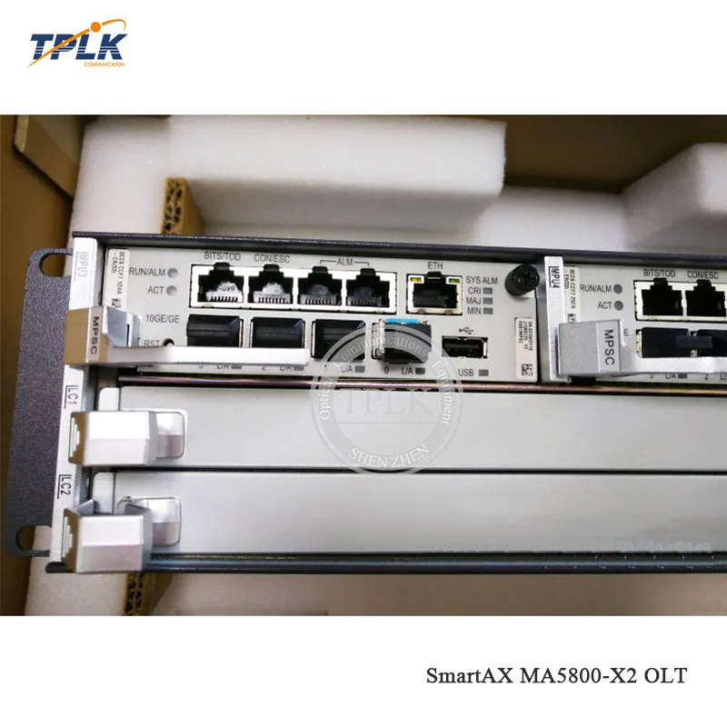 Оригинальный MA5800-X2 OLT 1 * MPSC + интегрированный плата (с 2*10G портов) поао питания