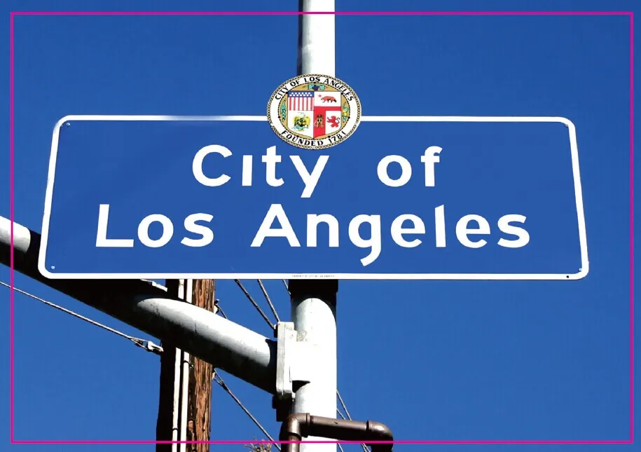 США дорожные магниты в подарок Los Angeles City Sign CA сувенир из магнит на холодильник