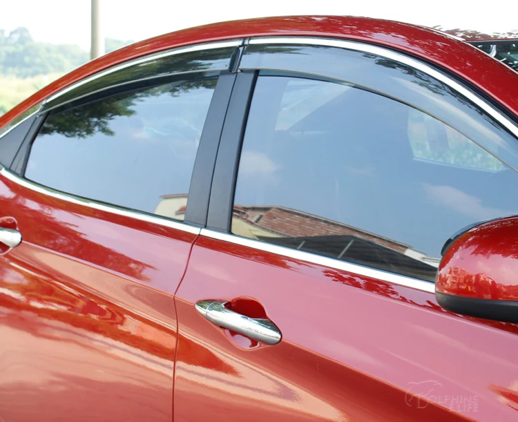 & T Окна козырек стайлинга автомобилей Автомобиля Укладки Маркизы Приюты Дождь