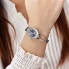 Часы наручные JW женские кварцевые, роскошные брендовые, с браслетом со стразами, золотистые, 2019