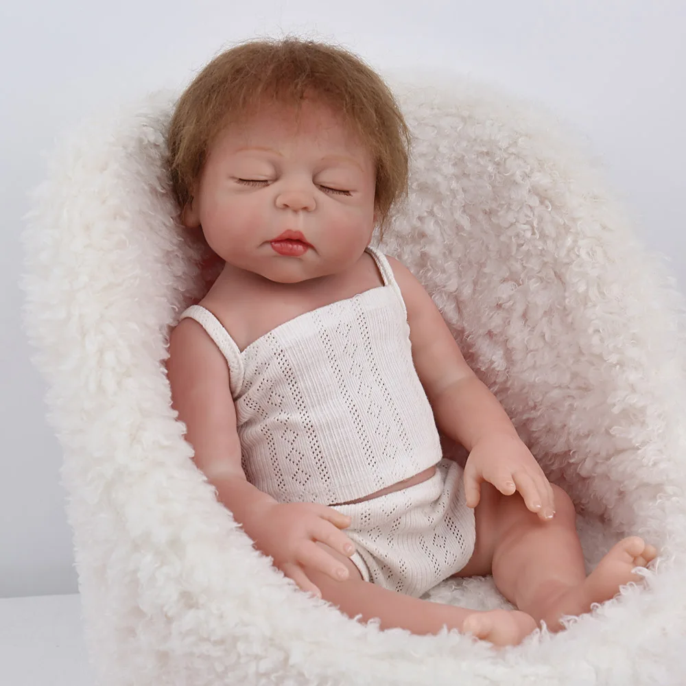 NPKDOLL Reborn Baby 18 дюймов полностью виниловые реалистичные поддельные младенческие