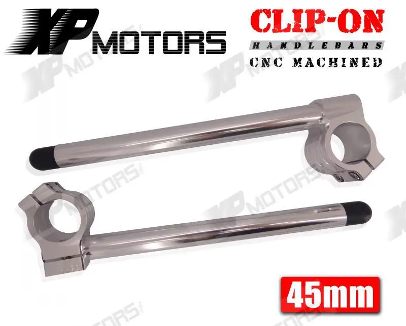Новый 7/8 &quotCNC Racing Car 45 мм клип-на руль для Triumph 1050 Скорость тройной 2005 2006 2007 2008 2009