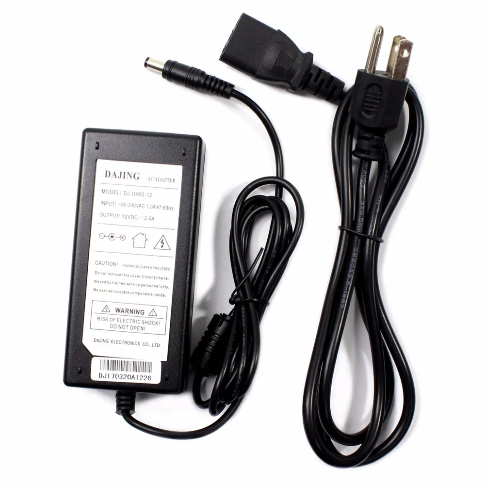 12VDC 2.6A 40W AC адаптер питания для ЖК монитора (один из них UK DE FR US/NEMA AU EU Plug)|adapter ac|adapter