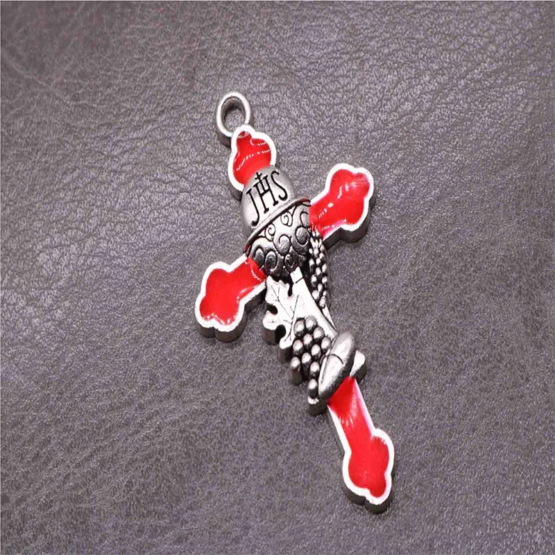 Jesus Holy Grail Cross Medal Religious Christ Necklace Color 50 pcs | Украшения и аксессуары