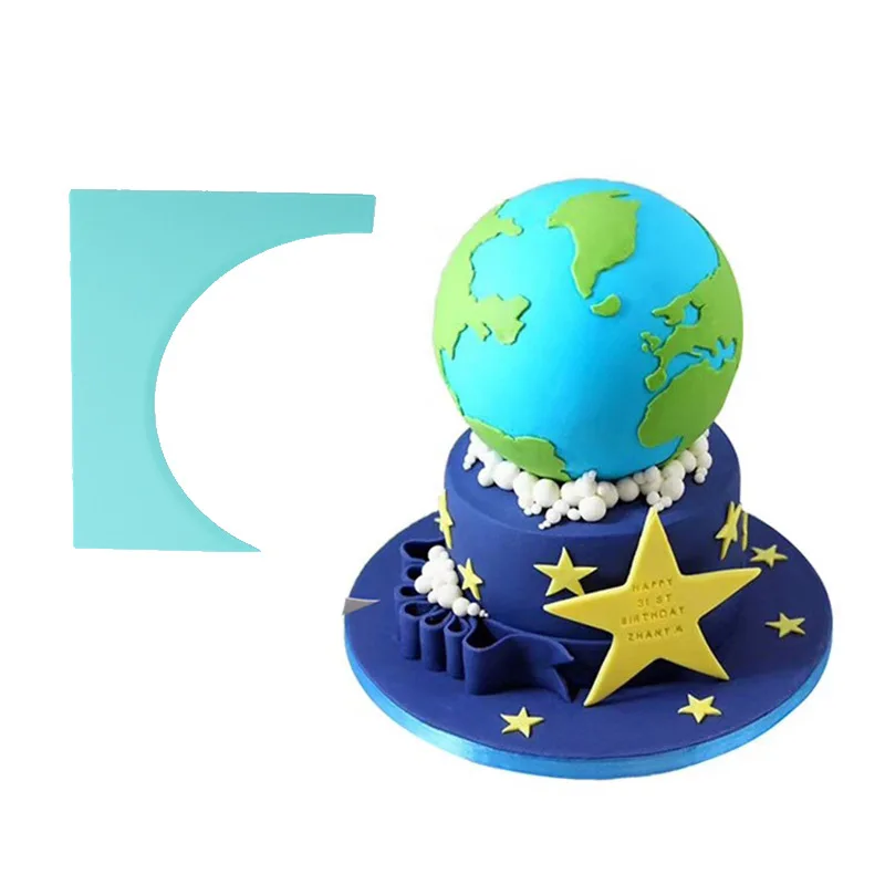 1 шт Торт скребок для помадной массы мусс крем шпатель край Гладкий кухонный торт