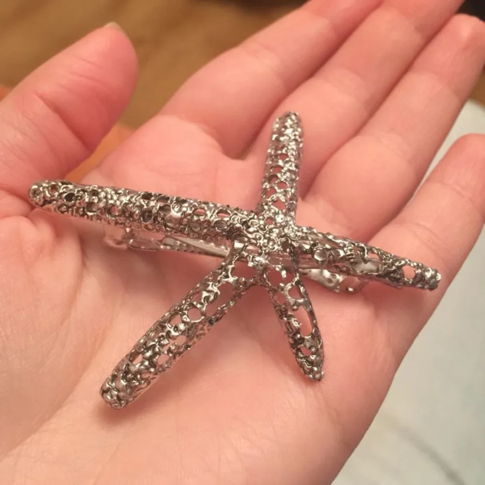 Женские милые элегантные заколки со звездами шпилька с пентаграммой и морскими