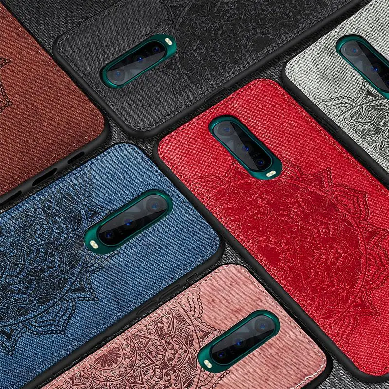 Чехол из хлопковой ткани для Oppo RX17 Pro магнитный силиконовый чехол бампер телефона