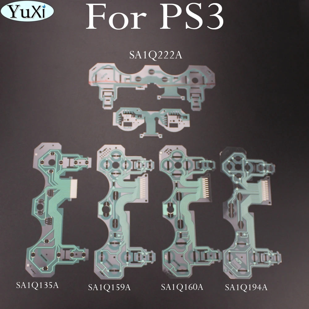 Контроллер YuXi для PS3 Dualshock 3 SA1Q135A 160A 159A 194A проводящей пленки с вибрацией ленточная