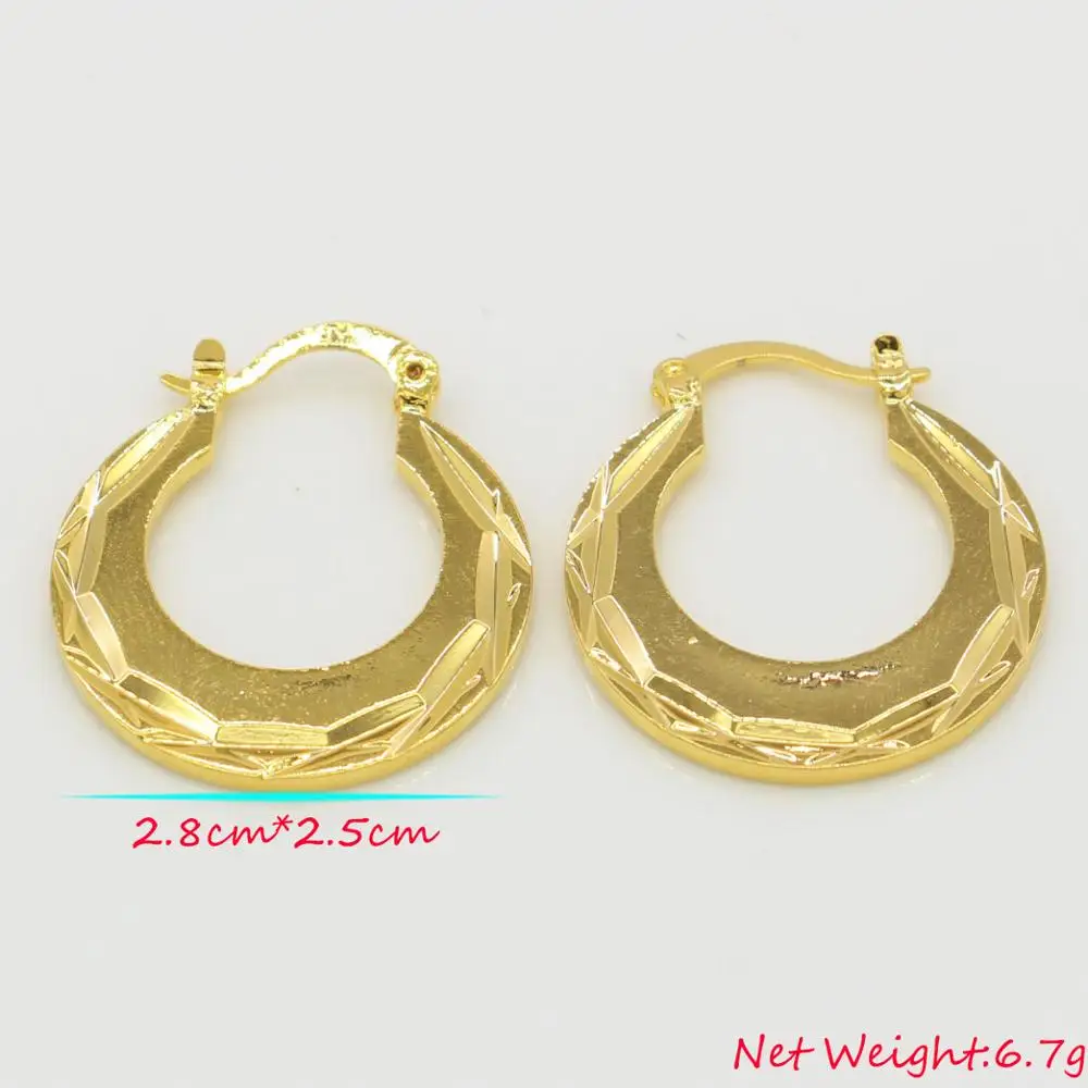 Adixyn оптовая продажа Большие размеры африканские серьги для женщин/девочек/детей