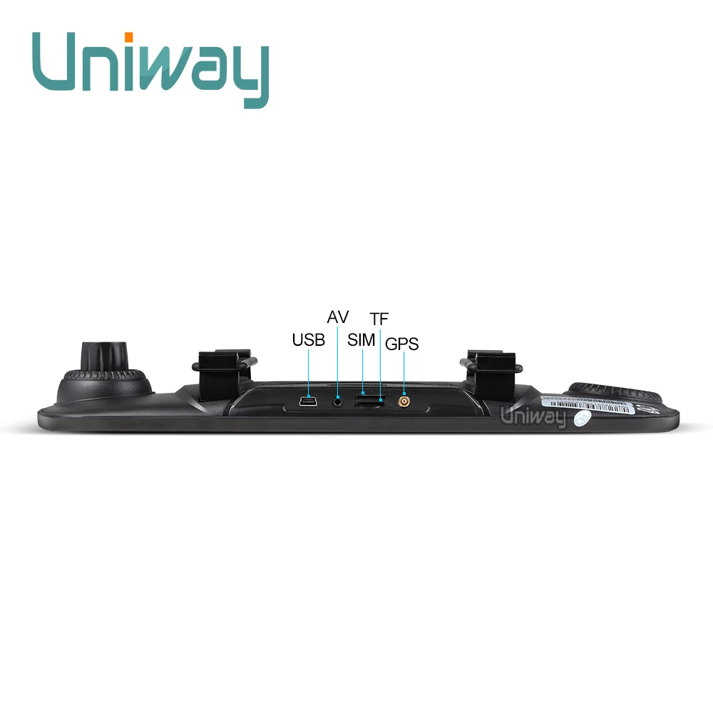 Uniway 7 &quotсенсорный экран 4G Автомобильное Зеркало dvr Автомобильная камера gps Bluetooth
